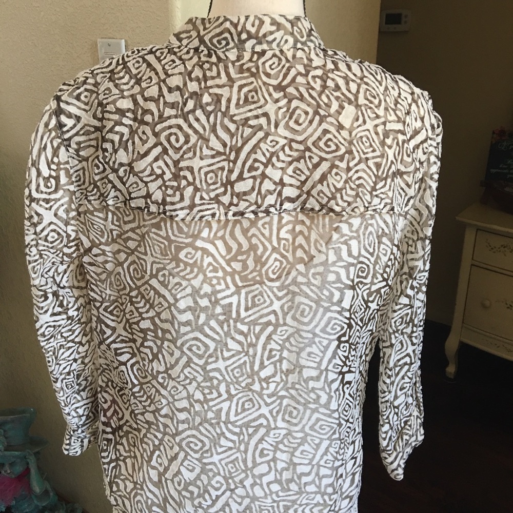 Ruby Rd Sheer Blouse - image 2